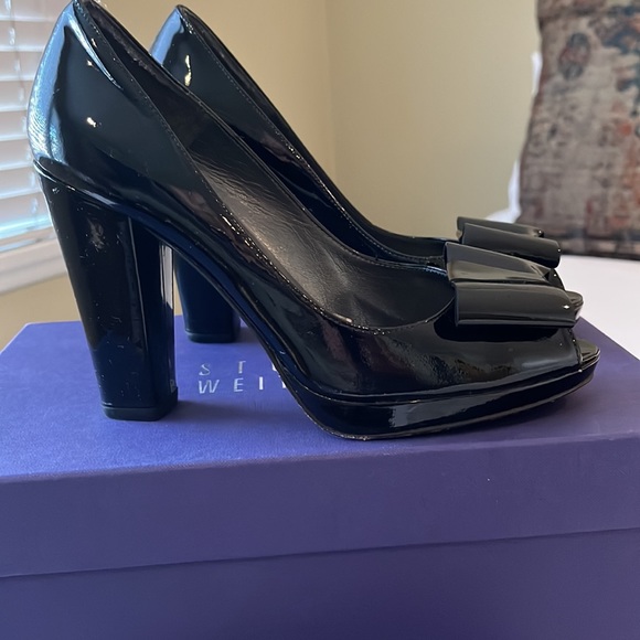 Stuart Weiztman BowRight platform shoes - Picture 3 of 7